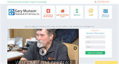 Desktop Screenshot of munsonairconditioning.com